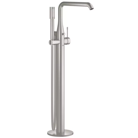 Змішувач для ванни Grohe Essence напольного монтажу, supersteel (25248DC1)