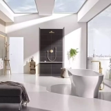 Змішувач для ванни Grohe Essence окремостоящий, brushed cool sunrise (25248GN1) Фото - 2