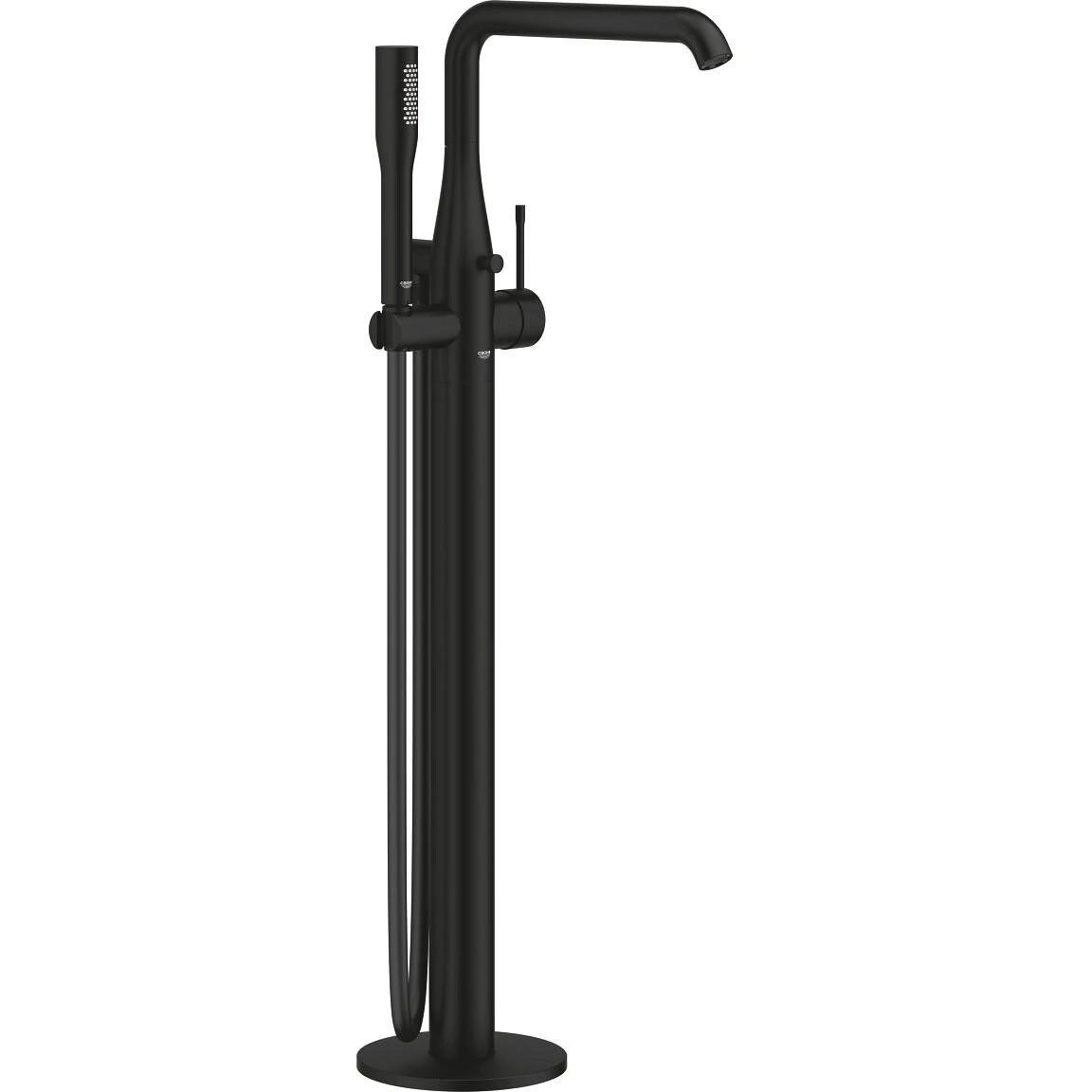 Змішувач для ванни Grohe Essence підлоговий, чорний матовий (25248KF1)