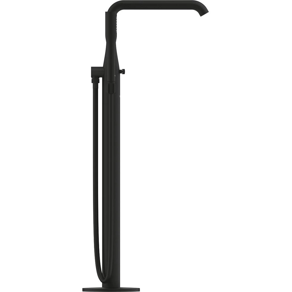 Змішувач для ванни Grohe Essence підлоговий, чорний матовий (25248KF1) Фото - 1
