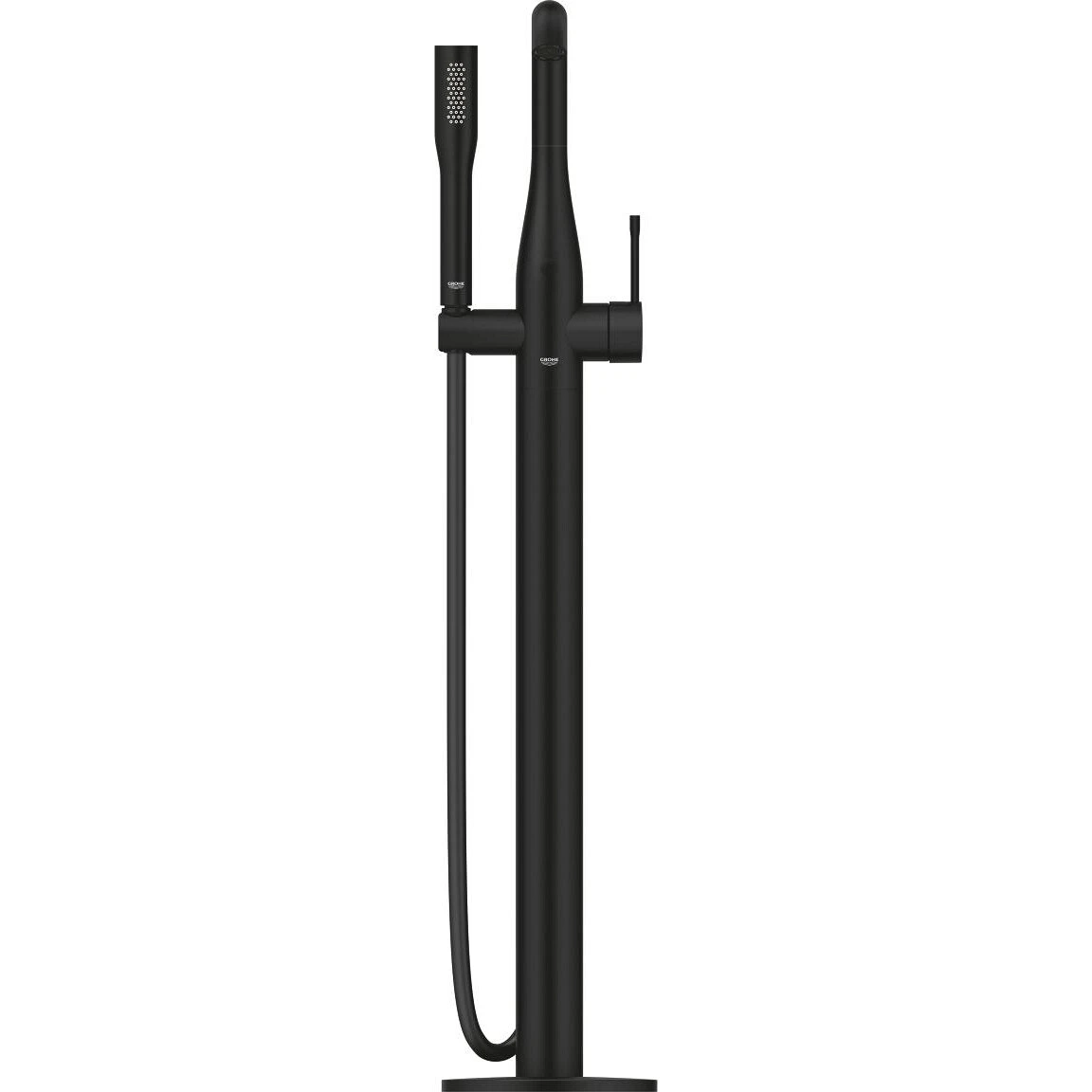 Змішувач для ванни Grohe Essence підлоговий, чорний матовий (25248KF1) Фото - 2