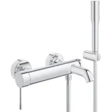 Змішувач для ванни Grohe Essence одноважільний з ручним душем, chrome (25249001)