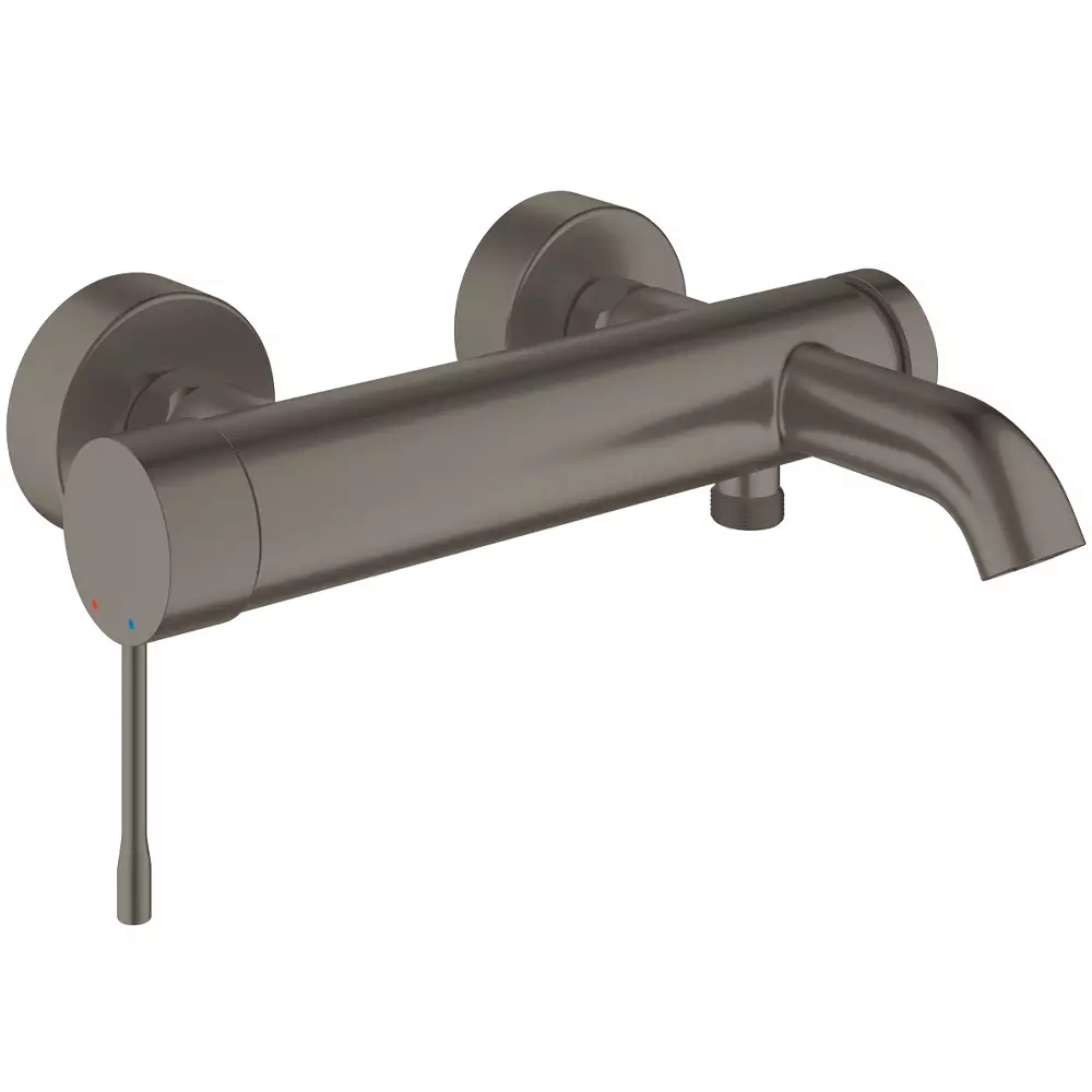 Змішувач для ванни Grohe Essence одноважільний, brushed hard graphite (25250AL1)