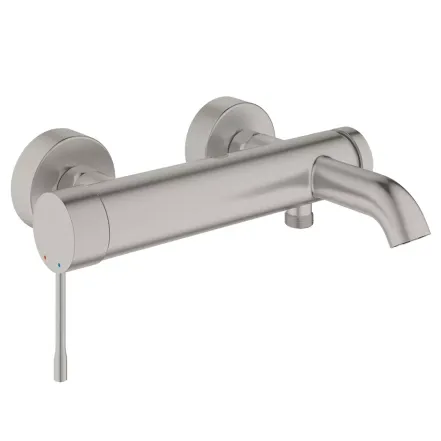 Смеситель для ванны Grohe Essence однорычажный, supersteel (25250DC1)