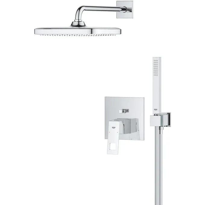 Душова система прихованого монтажу Grohe Eurocube на 2 виходи 25289000 Фото - 1