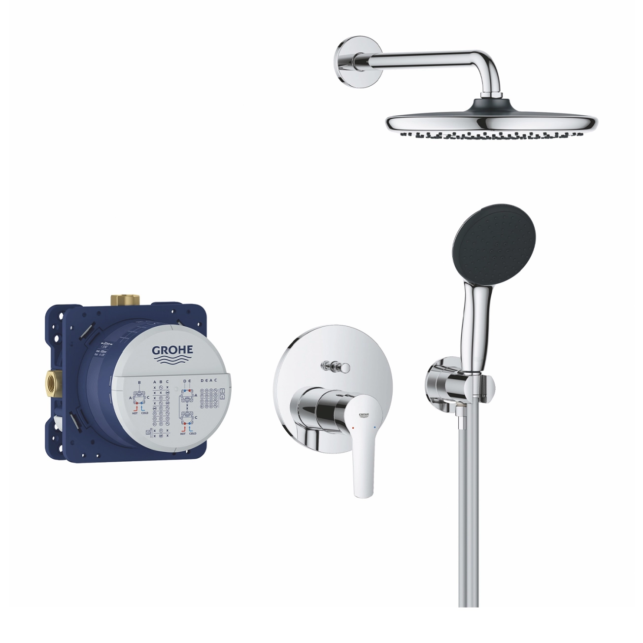 Душова система прихованого монтажу Grohe QuickFix Start 25292000 Фото - 2