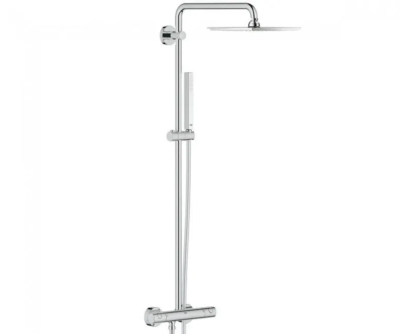 Душевая система с термостатом для настенного монтажа Grohe Euphoria XXL 230, хром (26187000)