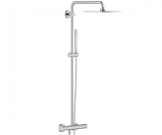 Душевая система с термостатом для настенного монтажа Grohe Euphoria XXL 230, хром (26187000)