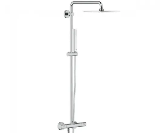 Душова система з термостатом для настiнного монтажа Grohe Euphoria XXL 230, хром (26187000)