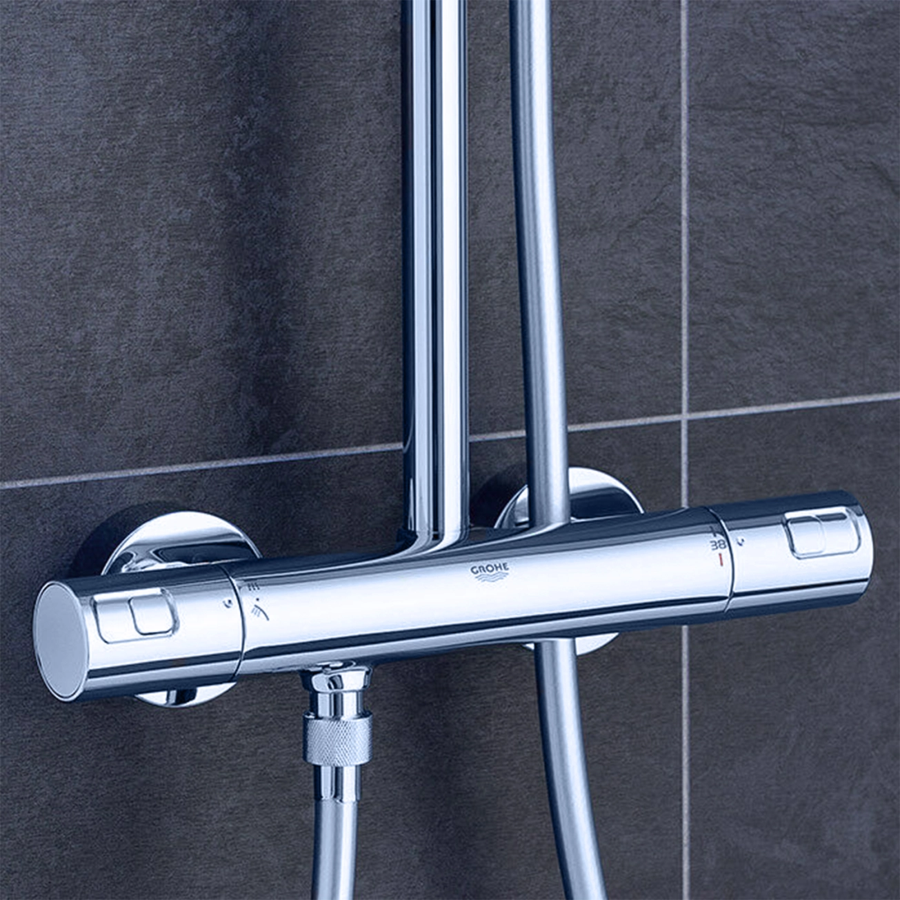 Душова система термостатична Grohe QuickFix Vitalio Joy System 230 26365000 Фото - 5