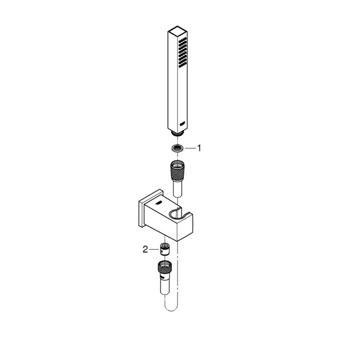 Душовий набір Grohe Euphoria Cube Stick  26405000 Фото - 2