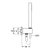 Душовий набір Grohe Euphoria Cube Stick  26405000 Фото - 1