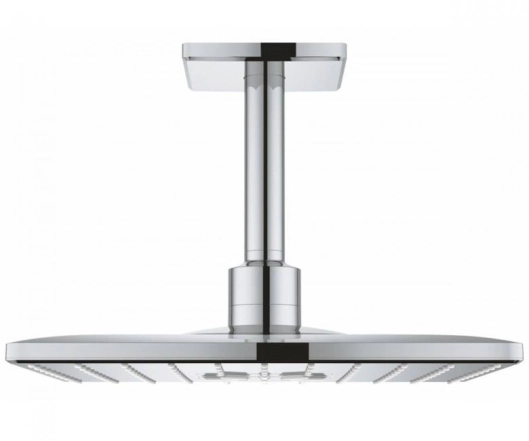 Верхний душ с кронштейном Grohe Rainshower 310 SmartActive Cube, 142 мм, 2 режима струи (26481000)