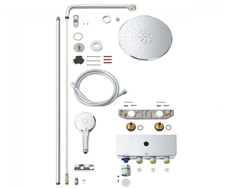 Душова система з термостатом Grohe Euphoria SmartControl System 310  Фото - 3