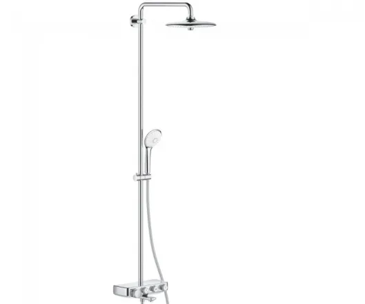 Душова система настінного монтажу з термостатом для ванни Grohe Euphoria SmartControl System 260 Mono 