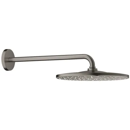 Верхній душ з кронштейном Grohe Rainshower 310 Mono, графіт темний матовий 26558AL0
