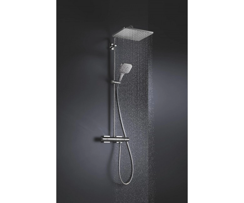 Душевая система Grohe Smartactive Cube 310 с термостатом для настенного монтажа (26649000) Фото - 3