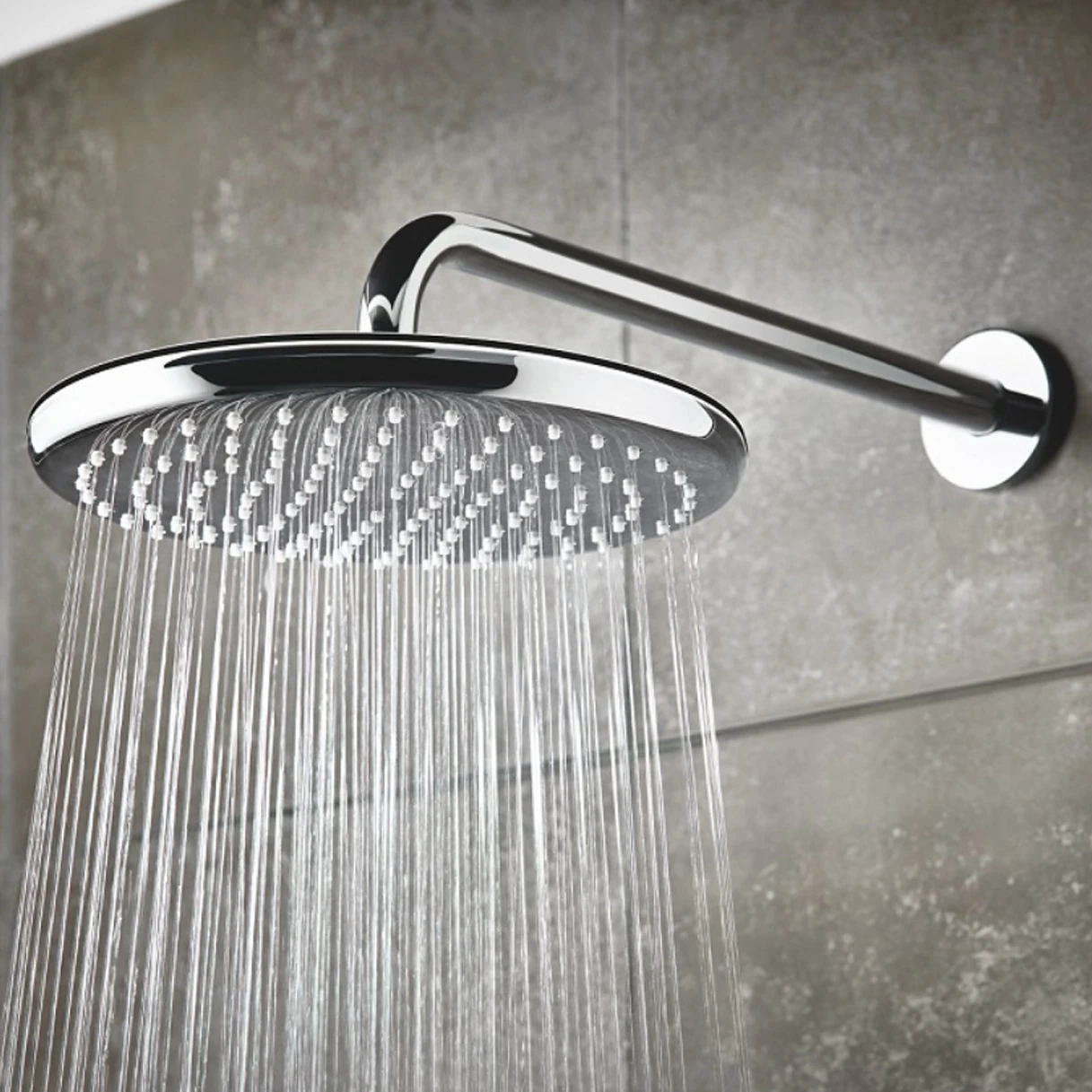 Верхний душ с держателем Grohe Tempesta, хром 26668000 Фото - 5