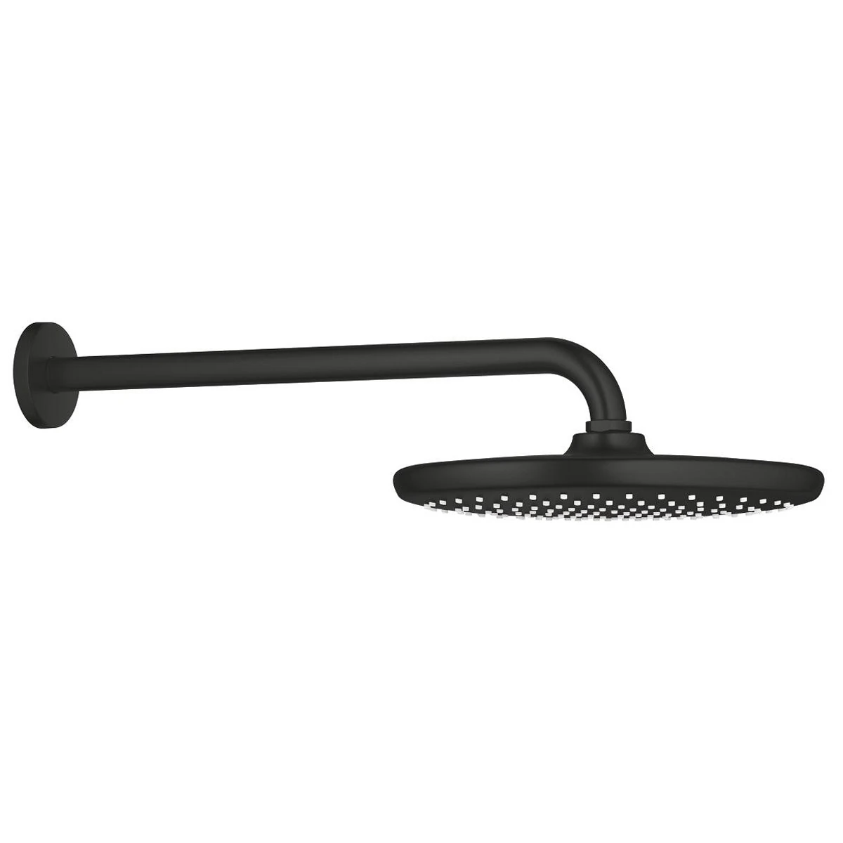 Верхній душ з кронштейном до стіни Grohe Tempesta 250, чорний матовий 266682430 Фото - 1