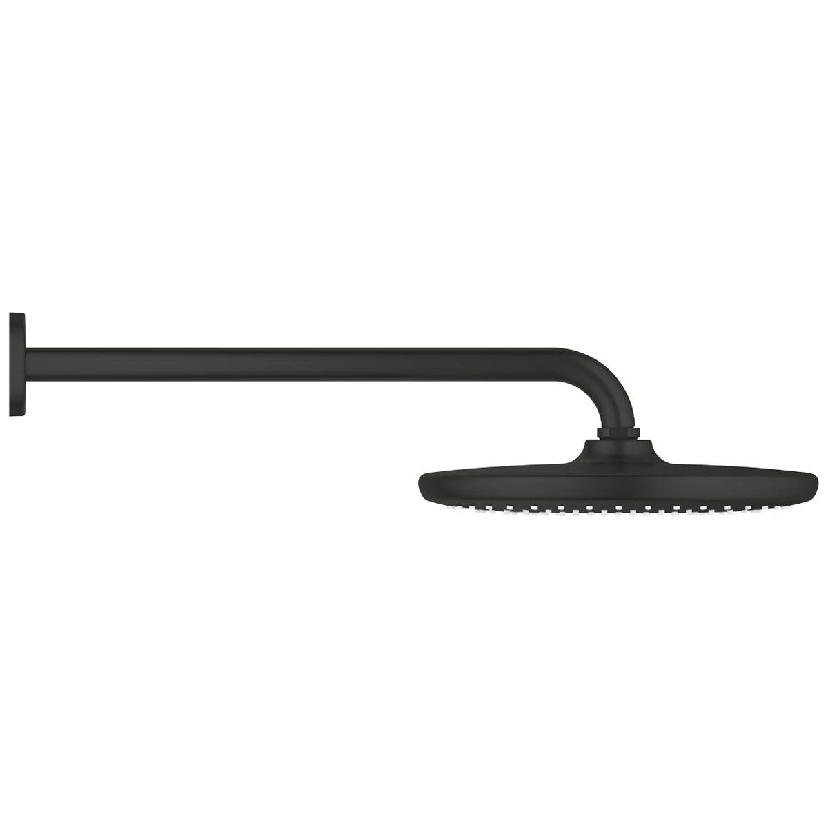 Верхній душ з кронштейном до стіни Grohe Tempesta 250, чорний матовий 266682430 Фото - 2