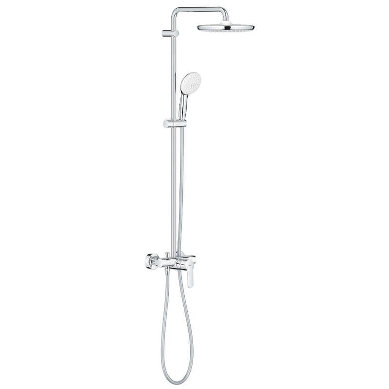 Душова система із змішувачем Grohe Tempesta 250 shower system OHM 9.5l, хром (26673001)