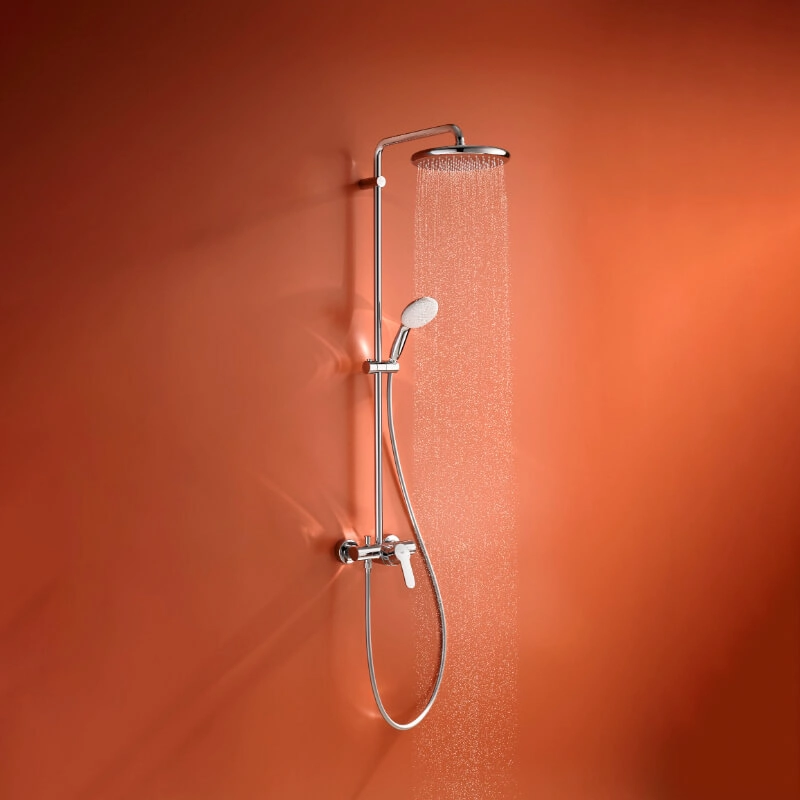 Душова система із змішувачем Grohe Tempesta 250 shower system OHM 9.5l, хром (26673001) Фото - 2
