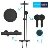 Душова система термостатична Grohe QuickFix Vitalio Start System 250 266772431 Фото - 4