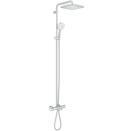 Душевая система для ванны с термостатом Grohe Tempesta Cube 250, хром 26691001
