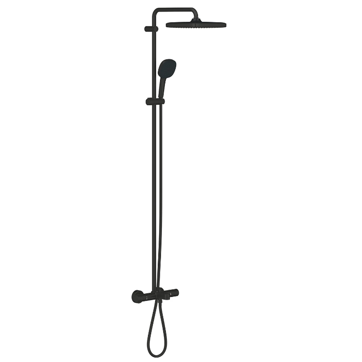Душова система Grohe Tempesta System 250 Cube, чорний матовий (266912431) Фото - 1