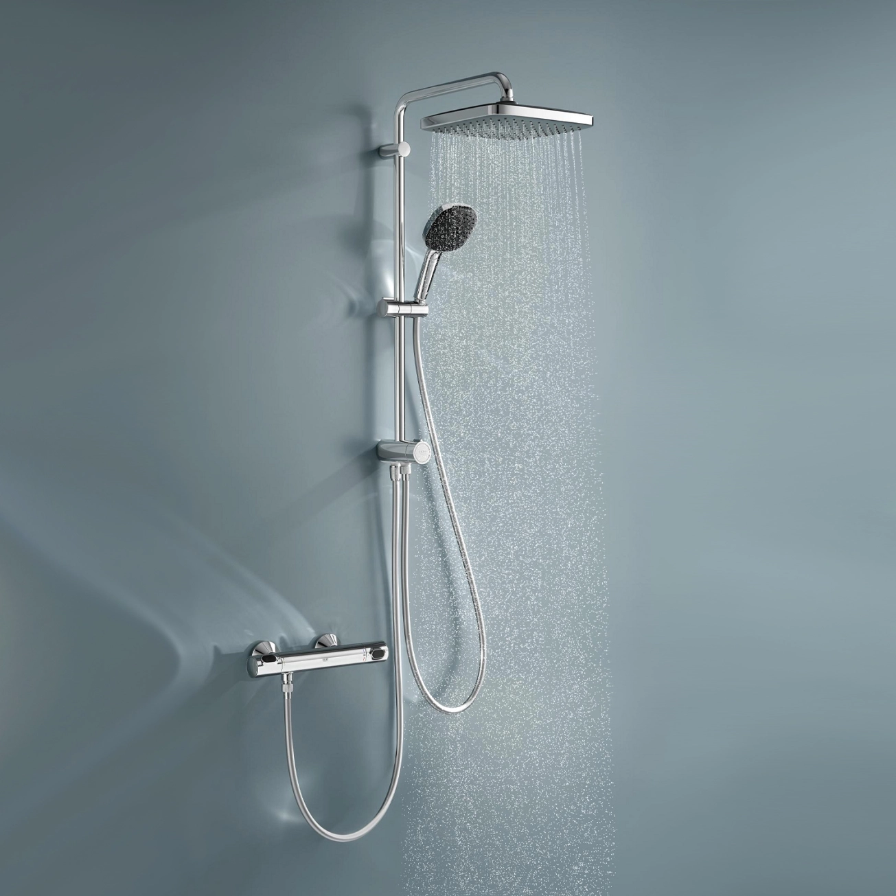 Душевая система Grohe QuickFix Vitalio Comfort 250 Cube 26698001 Фото - 10
