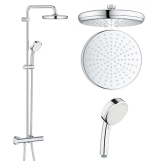 Душевая система Grohe BauClassic 210 с термостатом, хром (26699000) Фото - 1