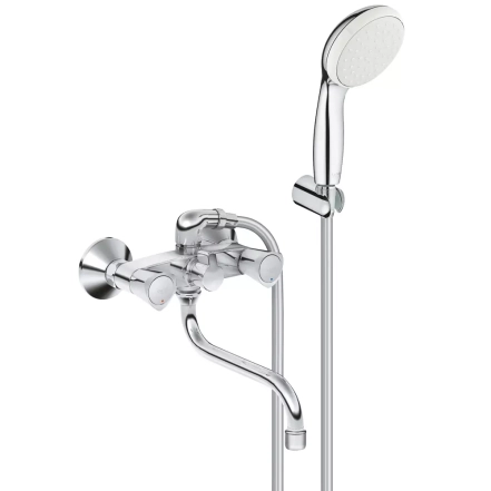 Смеситель для ванны Grohe Costa S с душевым набором, хром (2679210A)