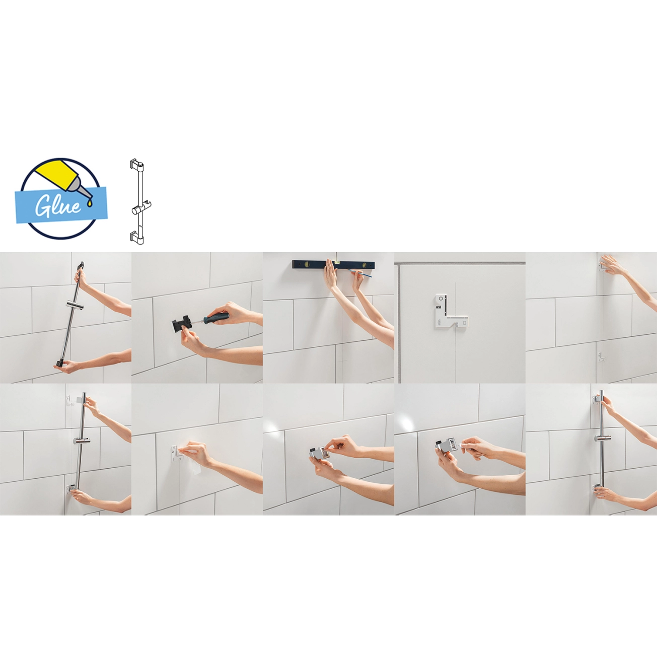 Душевой гарнитур Grohe QuickFix Vitalio Start 110 26955001 Фото - 5