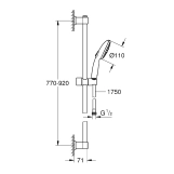 Душевой гарнитур Grohe QuickFix Vitalio Start 110 26955001 Фото - 1