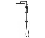 Душевая система Grohe Tempesta System 250 Cube Flex с переключателем, настенного монтажа, черный матовый (269772431) Фото - 3