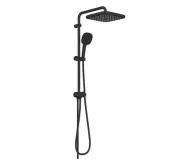Душова система Grohe Tempesta System 250 Cube Flex з перемикачем, настінного монтажу, чорний матовий (269772431)