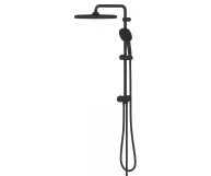 Душова система Grohe Tempesta System 250 Cube Flex з перемикачем, настінного монтажу, чорний матовий (269772431) Фото - 3