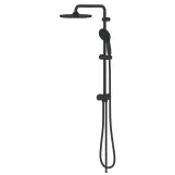 Душевая система Grohe Tempesta System 250 Flex с переключателем настенного монтажа, черный матовый (269802431) Фото - 3