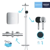 Душевая система термостатическая Grohe QuickFix Vitalio Comfort System 250 26984001 Фото - 6