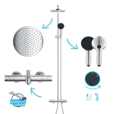 Душова система термостатична Grohe QuickFix Vitalio Start System 250 26988001 Фото - 7