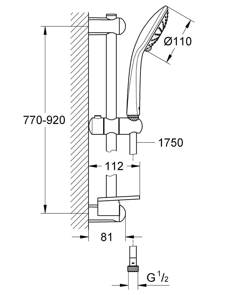 Смеситель для биде, однорычажный Grohe Atrio (27225001) Фото - 1