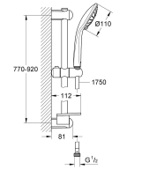 Смеситель для биде, однорычажный Grohe Atrio (27225001) Фото - 1