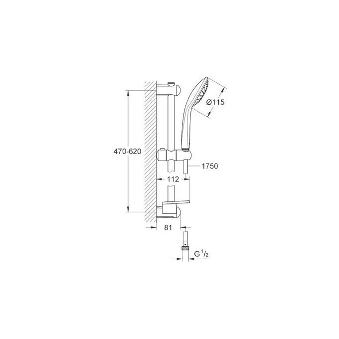 Душовий набір Grohe Euphoria Cosmopolitan 27266001 Фото - 2