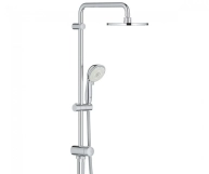 Душевая система с верхним душем 200мм Grohe New Tempesta Rustic, кронштейн 390мм и ручным душем на 4 режима (27399002)