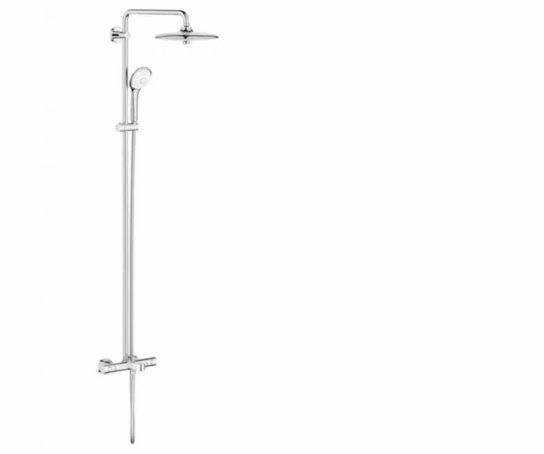 Душевая система с термостатом для ванны Grohe Euphoria, для настенного монтажа, хром (27475002)