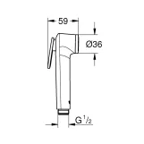 Лійка для гігієнічного душу Grohe Tempesta-F Trigger Spray 30 27512001 Фото - 1
