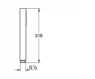 Душевая лейка Grohe Euphoria Cube (27699000) Фото - 1