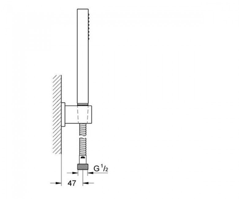 Душевой набор Grohe Euphoria Cube (27703000)  Фото - 1