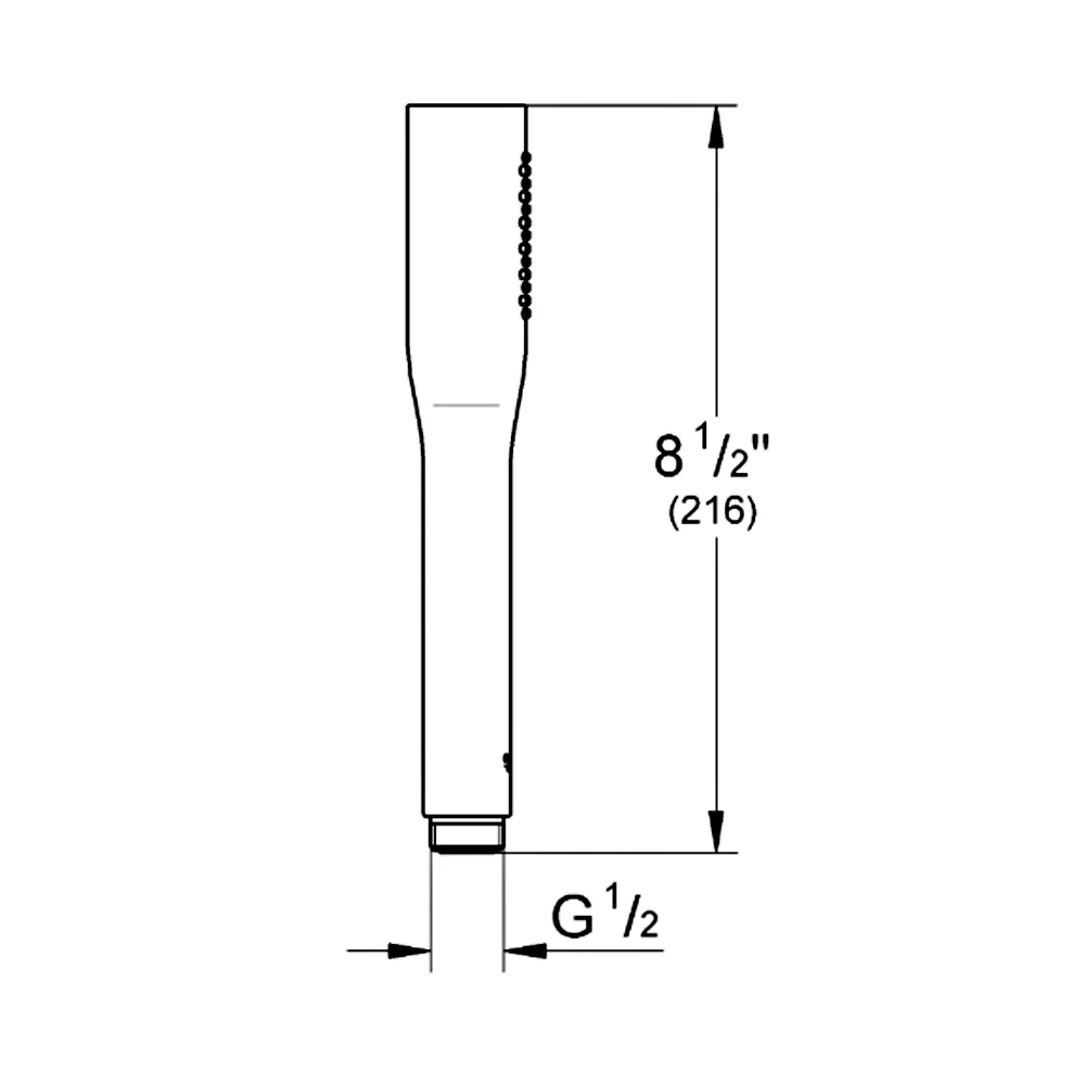 Ручний душ Grohe Euphoria Cube+ Stick, хром 27888000 Фото - 1