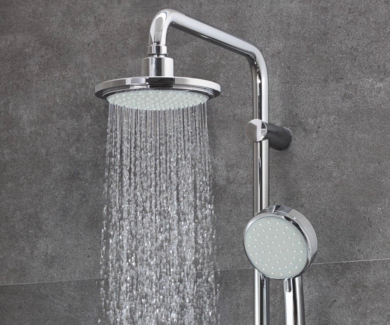 Душова система Grohe New Tempesta Cosmopolitan 160 з термостатом, хром (27922000) Фото - 2